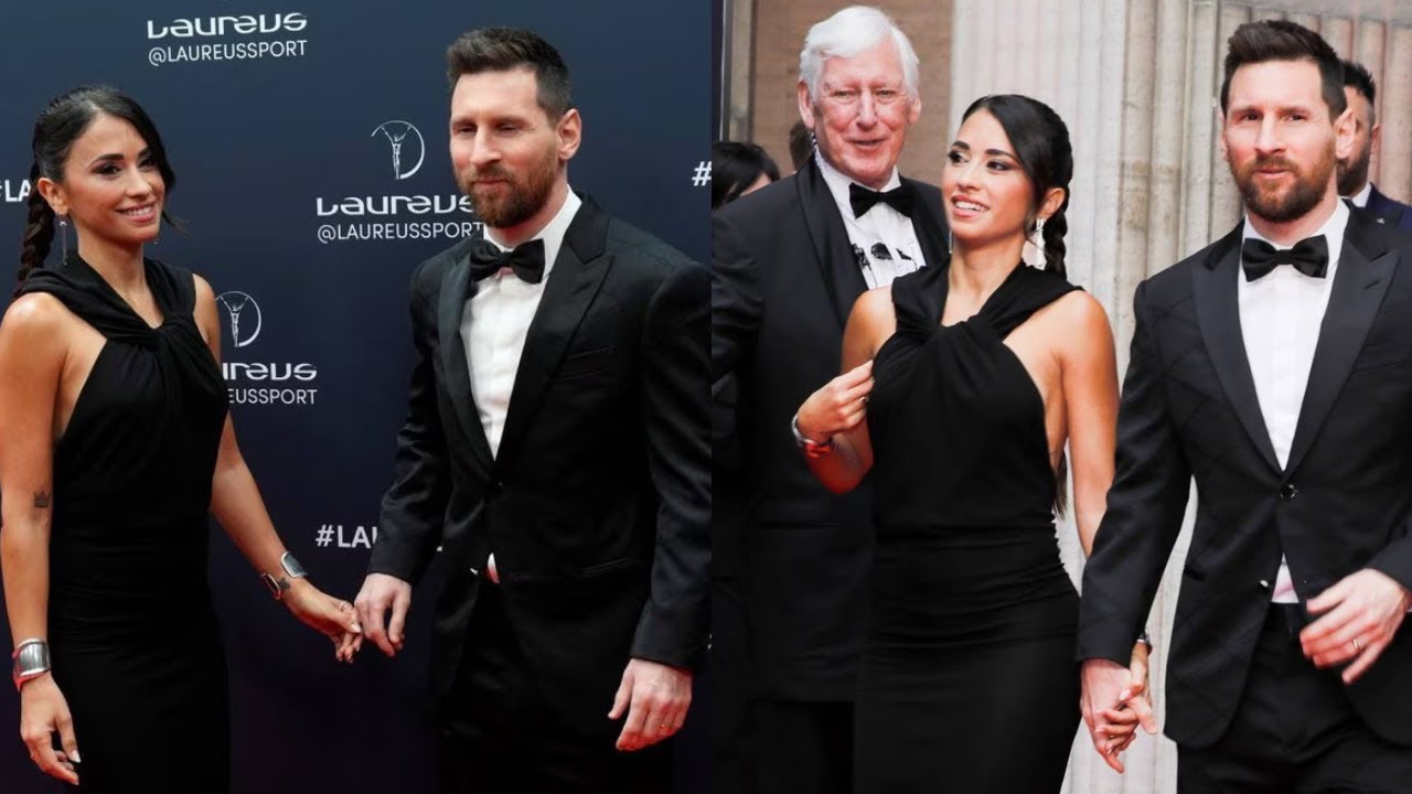 Antonela Roccuzzo y Messi impecables en los 