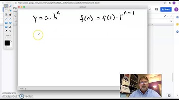 Using the TI-84 to write nth term formulas for a geo. seq.