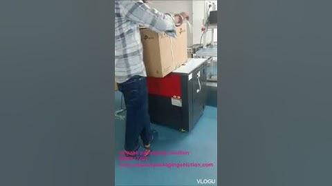 Box Strapping Machine Semi Automatic Strapping Machine #strappingmachine