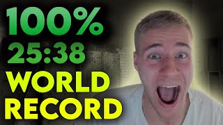 OUTLAST 100% SPEEDRUN WORLD RECORD 25:38! (My Best Speedrun Ever...)