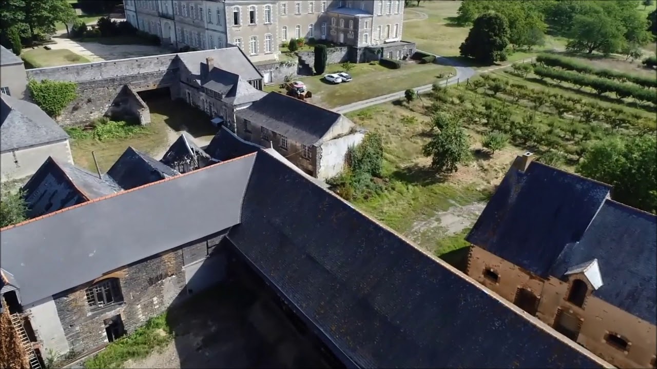 Meilleraye Abbaye Vu Ciel Youtube