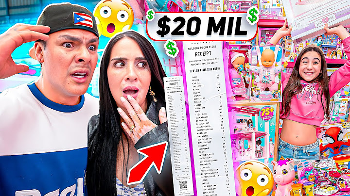 LE COMPRAMOS TODO LO QUE ESCOJA EN LA JUGUETERIA A LARA CAMPOS😱Carlos & Adri