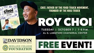 FREE event - Roy Choi presented by Davidson Distinguished Lecture Series