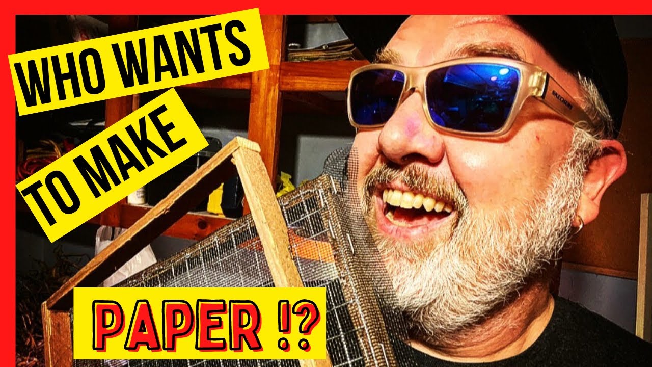 How to Make a Mould & Deckle - Step One in Making Your Own Paper