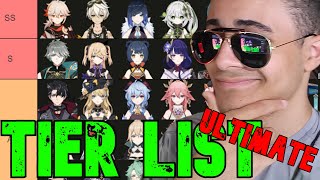 THE ULTIMATE GENSHIN IMPACT TIER LIST