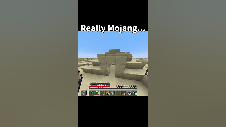 Really Mojang...