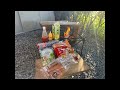 落ち葉で🍂焚火🔥朝食にリスナーさんから教えてもらった紙バックを使って美味しいホットドッグ🌭を作って食べる✌️😁