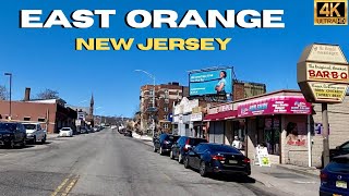 Driving East Orange New Jersey 4K