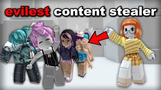 EVIL Roblox YouTubers Who STEAL Content.. 