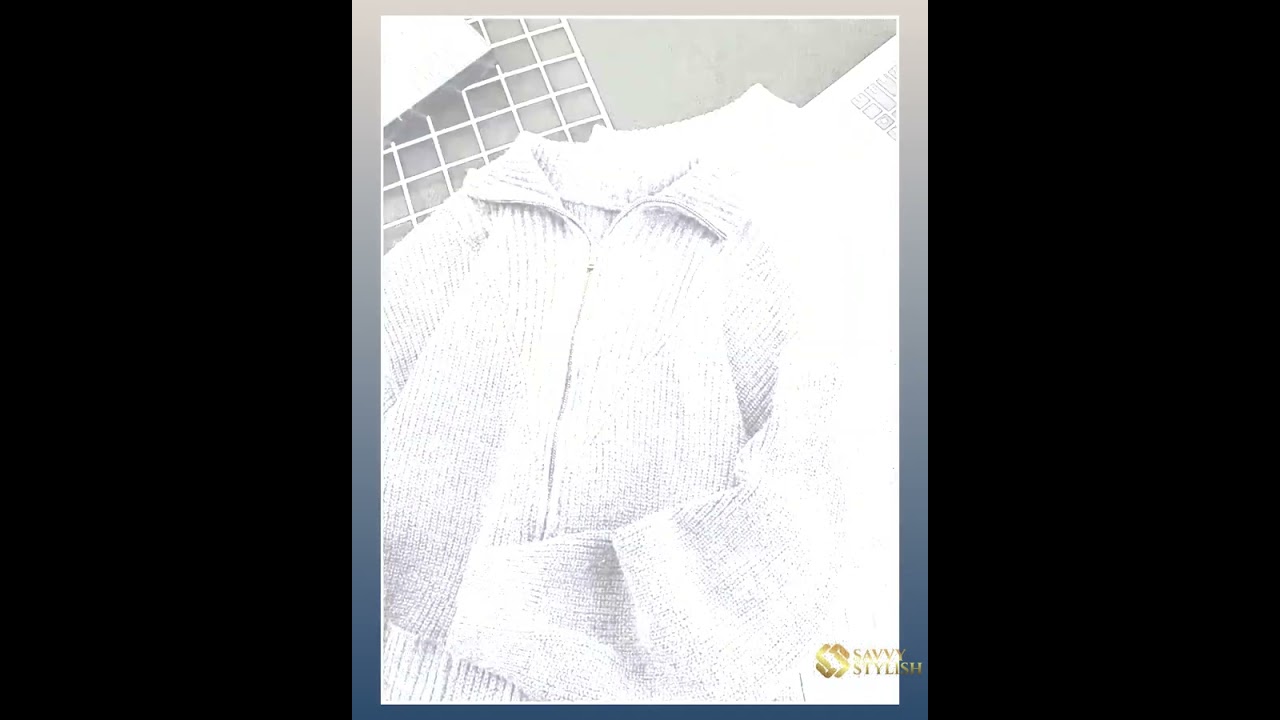 Men's Zip-Up Knit Cardigan