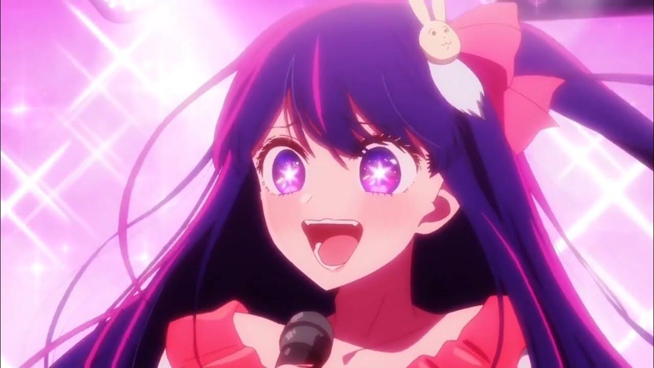 Ruby and Aqua cheering for ai Oshi no Ko 【推しの子】 episode 1 - YouTube