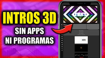 🔥 How to make 3D and 2D INTRES WITHOUT PROGRAMS or APPLICATIONS from the phone - panzoid 2021