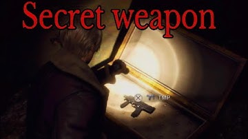 How to get SECRET TMP and kitchen knife Resident Evil 4 Remake Demo #gaming