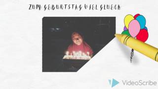 Ucapan Ultah Bahasa Jerman-VideoScribe