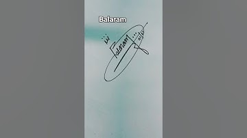 Balaram name calligraphy❤️❤️❤️