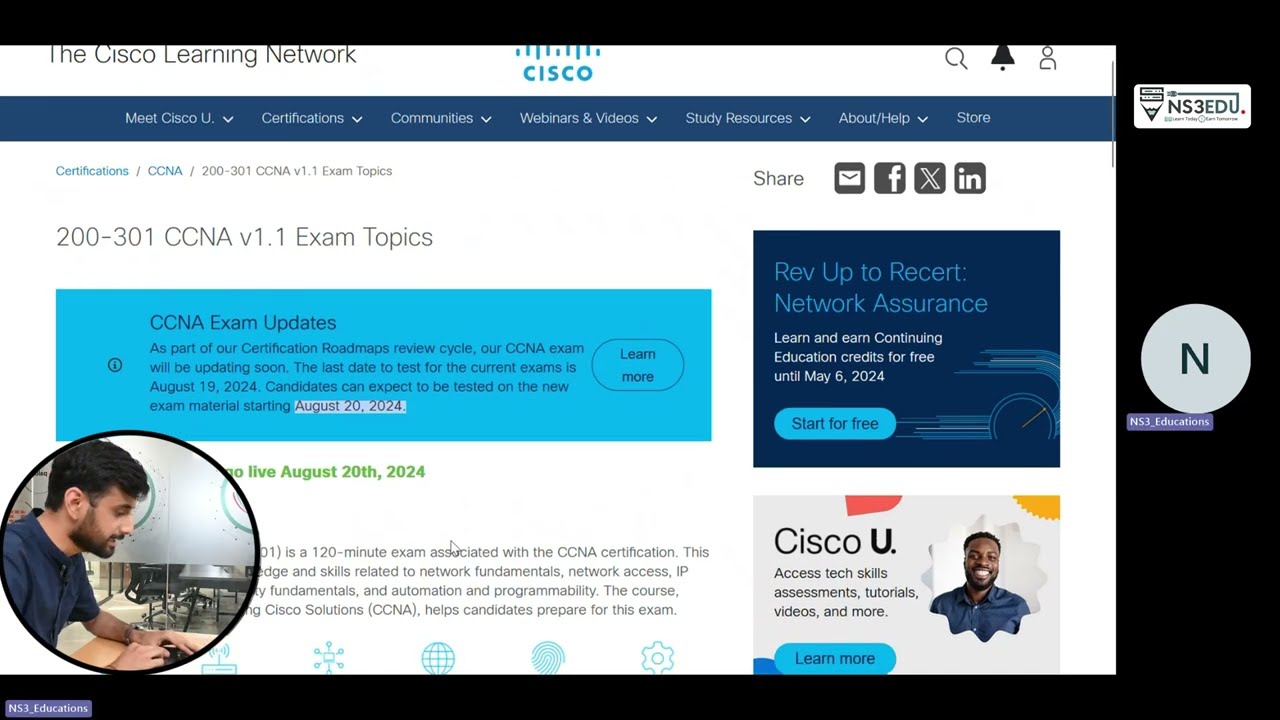 CCNA Exam Update 2024: New Changes & Tips for Success | NS3EDU | 