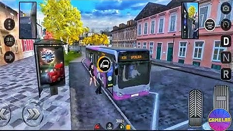Bus Simulator 2023 - Realistic Bus Driving Simulator Traffic. Android gameplay.