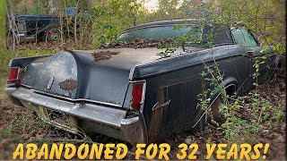 ABANDONED Lincoln Continental Rescued After 32 Years  WILL IT RUN?