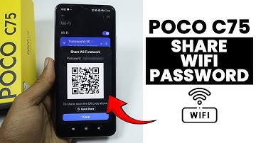 How to Share Wifi Password in Poco C75 - Find Wifi Password