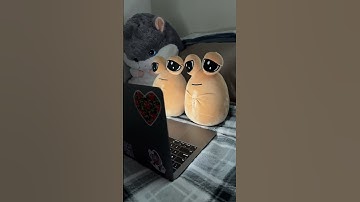 Pou & Poussy Finally Smiled! #pou #plushtoy