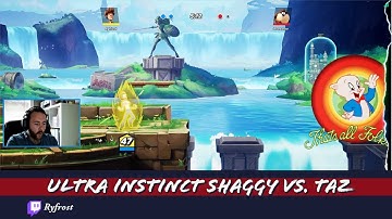 Ultra Instinct Shaggy Vs Taz - MultiVersus 1v1
