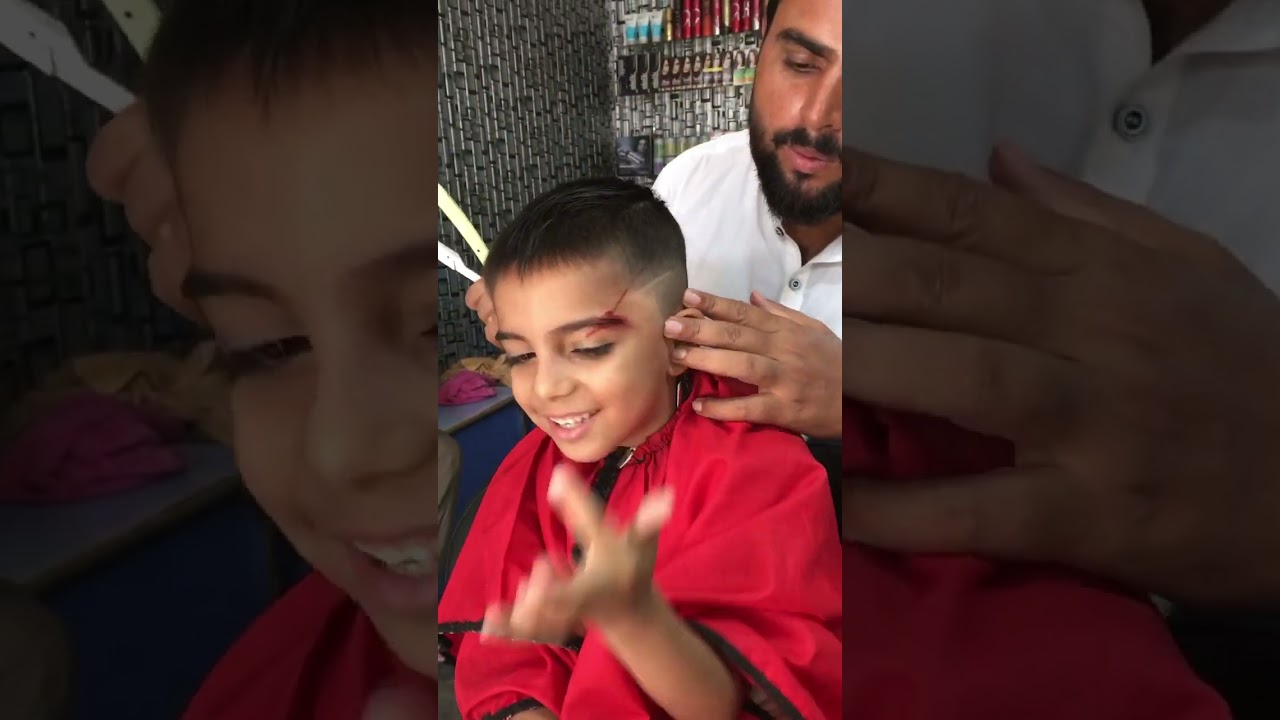 Fake blood 🩸 Asmr haircut 💈 # 