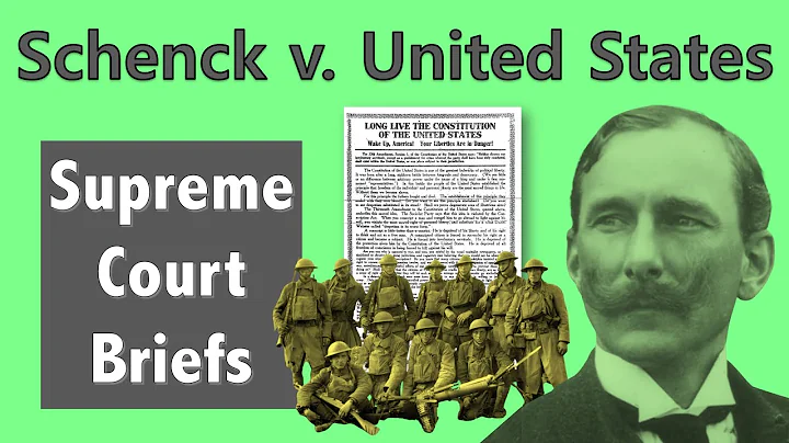 When Can Speech Be Banned? | Schenck v. United Sta...