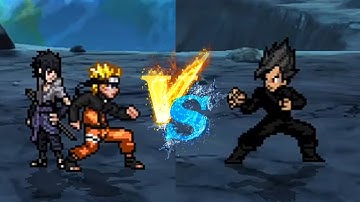 Naruto (all form) & Sasuke Rinnegan VS Ghost in Jump Force Mugen