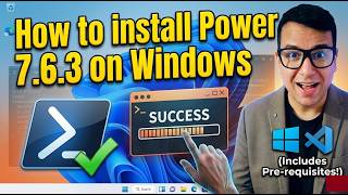 How to install PowerShell 7.6.3 on Windows 11
