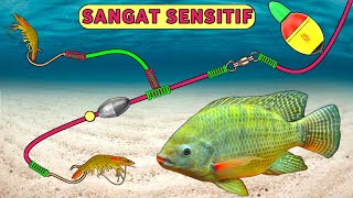 How to tie fishing knots for big tilapia fish - Float fishing #fishinghook