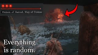 My first time playing RANDOMIZED Sekiro