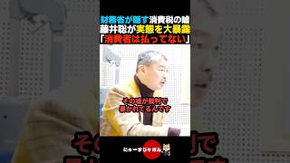 【闇を暴く】税務省が隠す消費税の実態を藤井聡が大暴露する【自民党/参政党/中道改革連合】