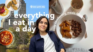 WHAT I EAT IN A DAY to FEEL GOOD | cooking at home, easy & comforting fall recipes