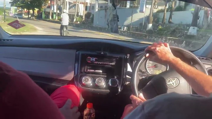 Lori first driving lesson in Jamaica