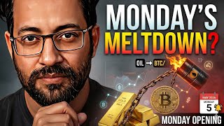 Crypto News Today: Monday Meltdown! Oil Price Crash, Gold &amp; Bitcoin Analysis