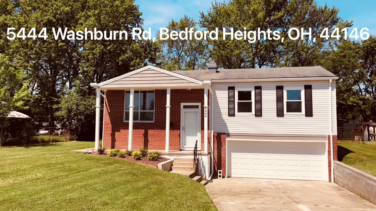 5444 Washburn Rd, Bedford Heights, OH 44146 Updated 3 Bedroom Home