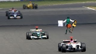 F1 Großbritannien 2003 - Verrückter auf der Strecke (Premiere)