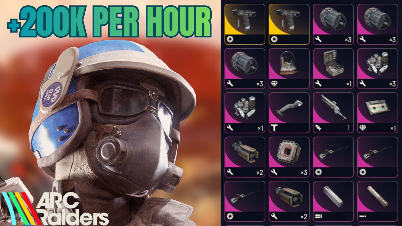 ARC RAIDERS | EASY +200K PER HOUR MONEY FARM! TONS OF TRINKETS