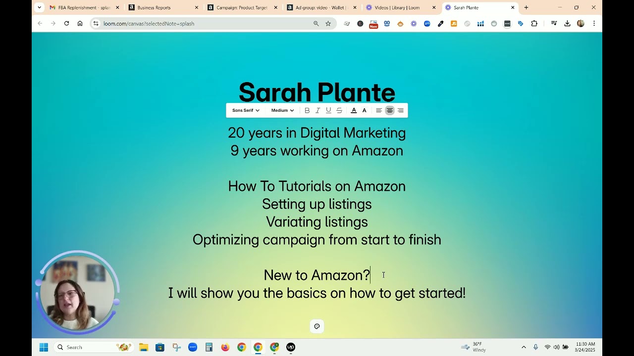 Introduction to ME! Sarah Plante | Digital Marketing | SLP Digital Services