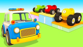 Competition for RACING CARS! Helper cars & car cartoons for kids. Full episodes of car cartoon.