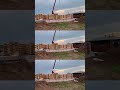 Мы начали монтаж на участке заказчика шикарного сруба 🪵🏠 #сруббани #срубдома #деревянныйдом