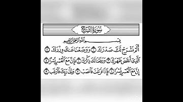سورة الشرح بصوت ماهر المعيقلي 