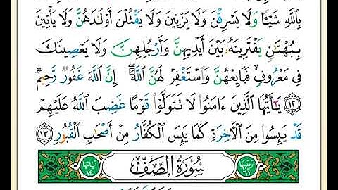 ختمة تلاوة لمصحف التجويد بصوت القارئ محمد حبش الصفحة رقم 551