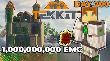 Becoming a BILLIONAIRE in Minecraft | Tekkit 200 DAYS