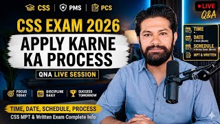 Kab Apply Karein? CSS MPT & Written Exam 2026 ke liye || Apply process