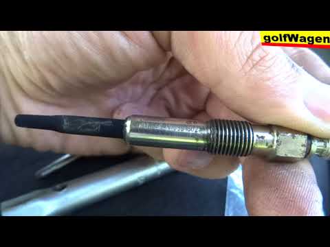 VW Golf 5 1.9 TDI  how to change glow plug simple