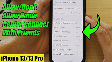 iPhone 13/13 Pro: How to Allow/Don