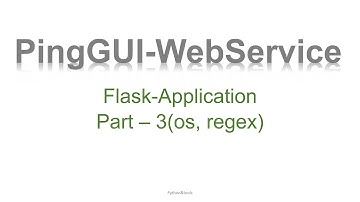 Flask PingGUI Part3