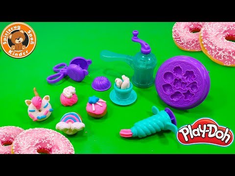 PLAY-DOH Küche - Kuchen Muffins aus Knete 🍉🍍 kitchen creations | KInder Spielzeug