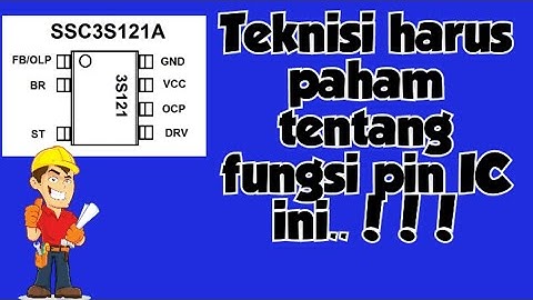 Sistem kerja ic SC3S121 pada power supply tv led LG 32 inch